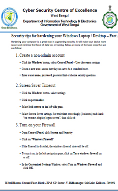 Hardening Windows Laptop